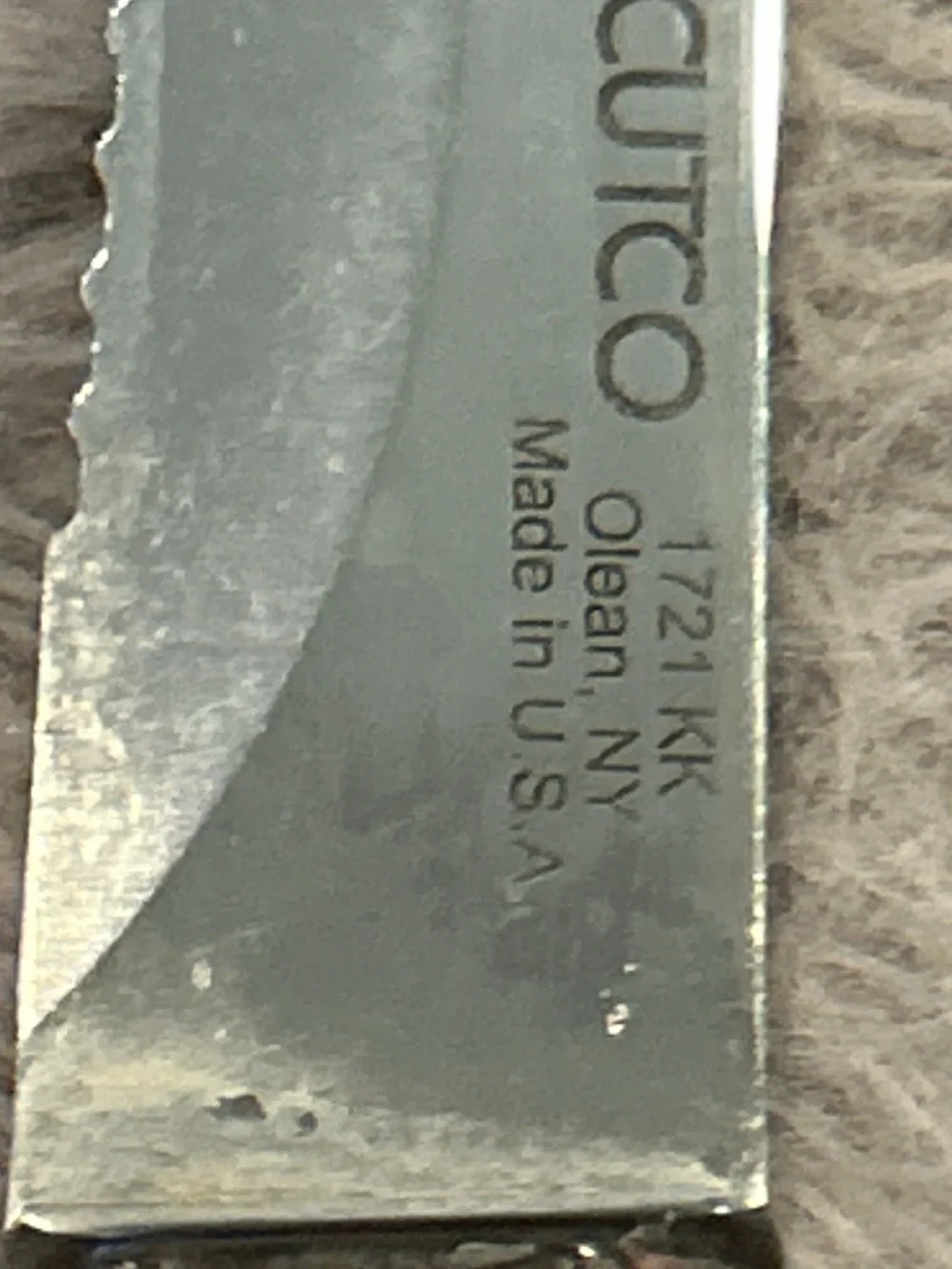 CUTCO 2 Piece Knife Set #1721 Trimmer & #1729 Petite Carver Made in USA GUC